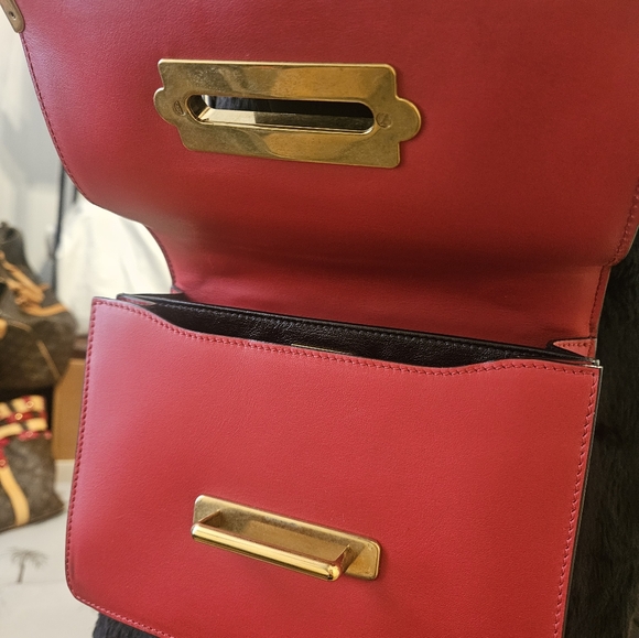 Authentic Prada Cahier Red Crossbodybag or shoulder bag - Picture 8 of 15
